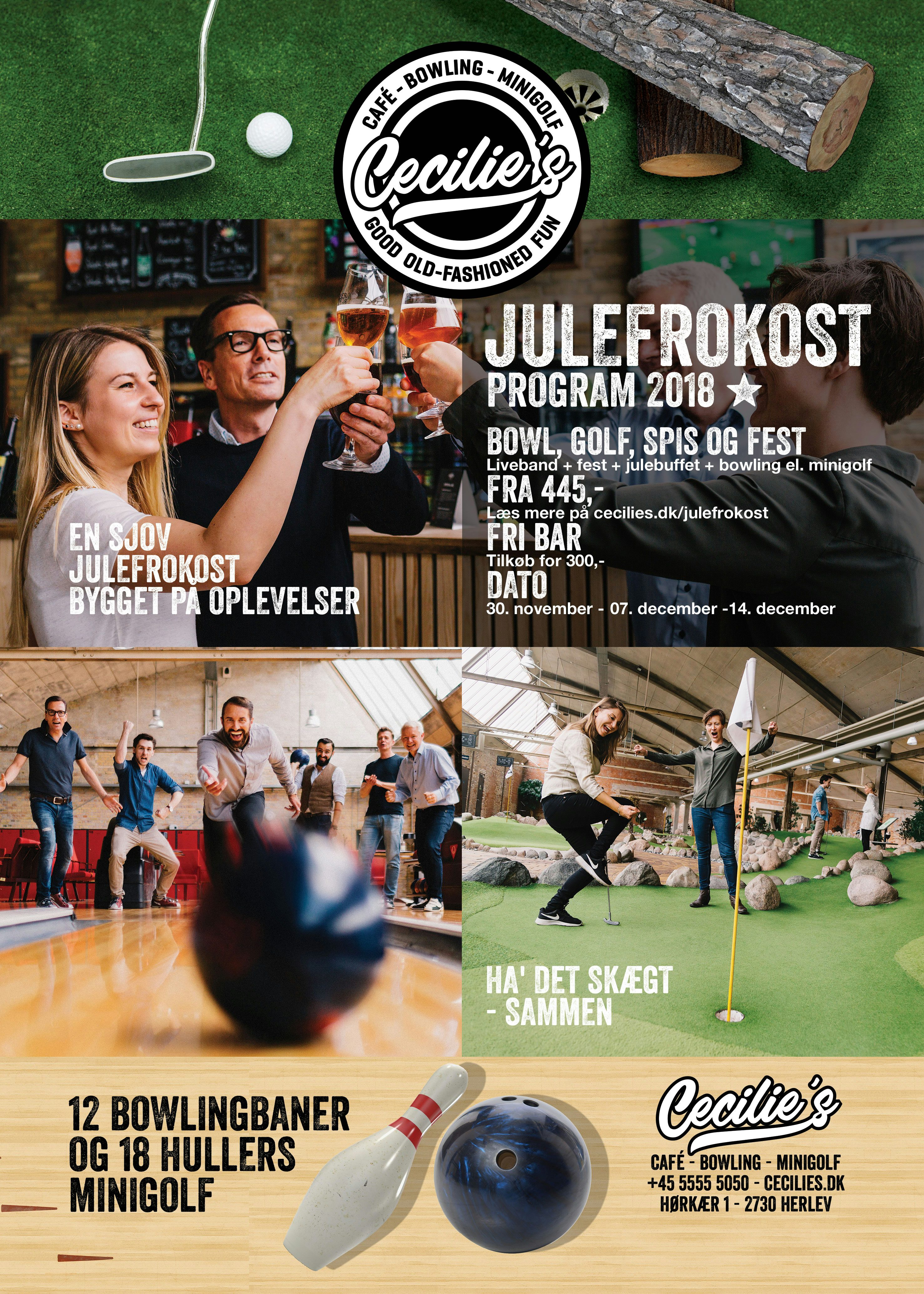 Julefrokostprogram 2018 Julefrokostprogram 2018